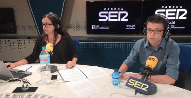 Podemos y La Ser cruzan acusaciones por la salida de Errejón de los debates de 'Hora 25'