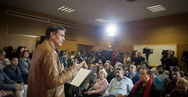 Sánchez: “A ver si convenzo a Susana en el debate de que la abstención fue una mala idea”