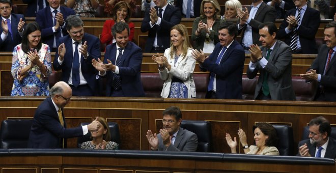 Rajoy aprueba el primer presupuesto de la legislatura sin las 6.000 enmiendas de la izquierda