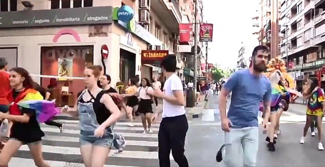 Agresión neonazi durante la manifestación del Orgullo LGTBI en Murcia