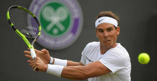 Nadal regresa a Wimbledon sin titubear y fulmina al australiano Millman