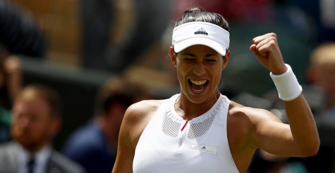 Muguruza remonta ante la número 1 del mundo y se mete en cuartos de Wimbledon