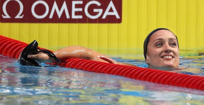 Mireia Belmonte gana el oro en los 400 metros libres