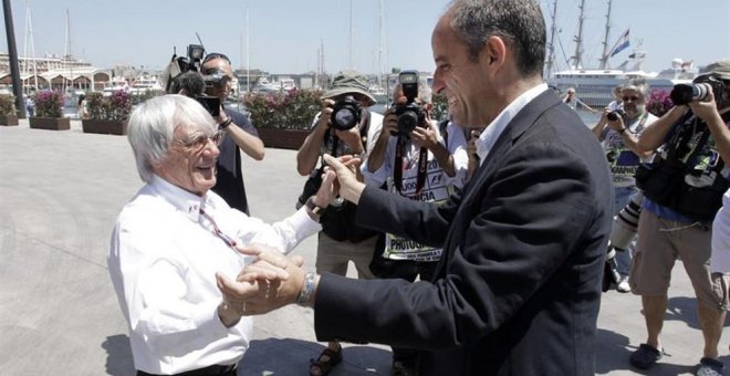 Imputen Camps i 15 persones més per la construcció del circuit de Fórmula 1 de València