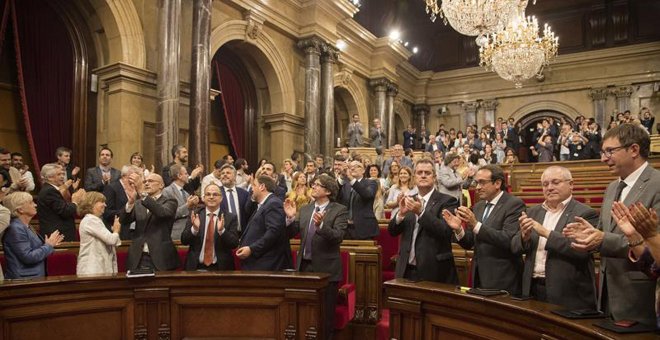 Así es la 'Carta Magna' provisional de la República Catalana votada por el Parlament