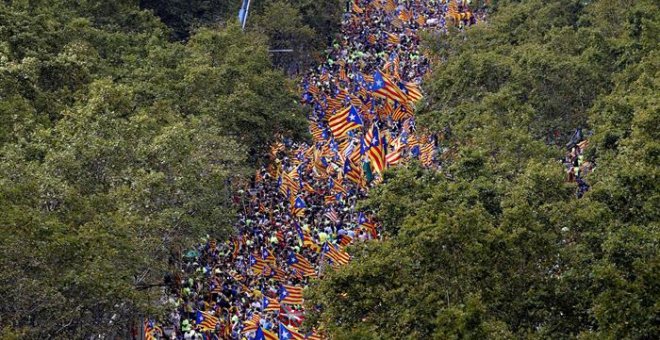 La primera Diada amb presos i exiliats