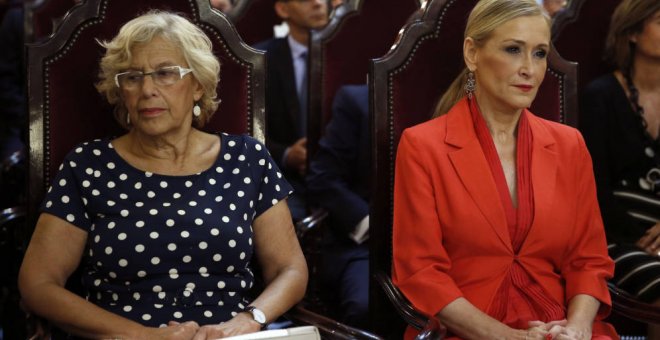 Carmena sigue bajando la deuda municipal mientras Cifuentes aumenta un 3% la autonómica