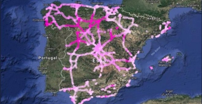 Estas son las carreteras más afectadas por la ciclogénesis explosiva