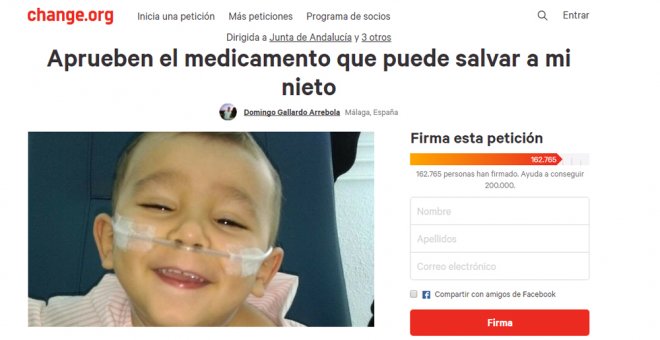 Un abuelo desbloquea un fármaco experimental para su nieto con 145.000 firmas en internet