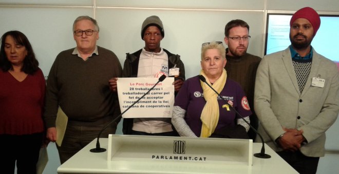 Sous de misèria i falses cooperatives: la precarietat de les càrnies arriba al Parlament