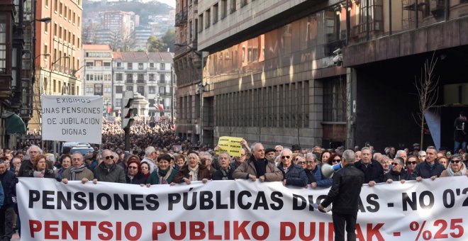 El gasto en pensiones crece en febrero hasta los 8.925 millones