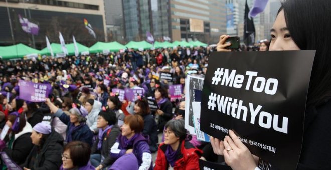 Las protestas por todo el mundo en el Día de la Mujer, en imágenes