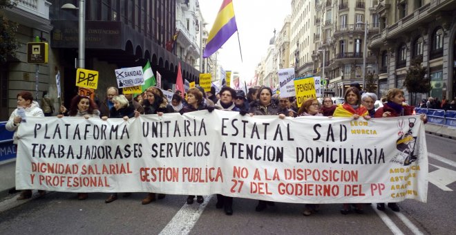 Integrantes de la Marcha Básica denuncian que la guerra está "declarada a la gente más humilde en este país"