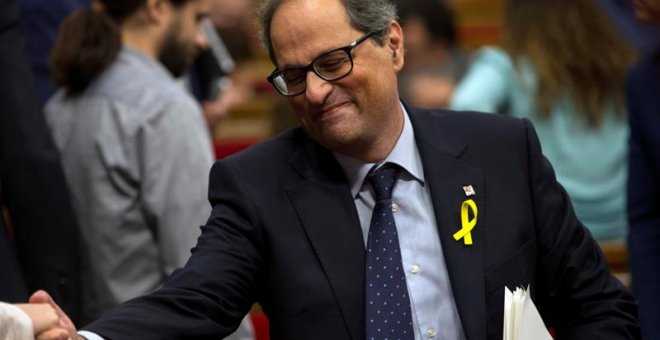 Torra, a punt per a la investidura que posarà fi al 155