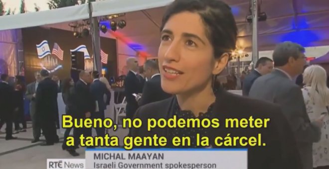 Una portavoz del Gobierno israelí, sobre la matanza en Gaza: "No podemos meter a tanta gente en la cárcel"