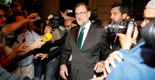 La última comida del presidente Rajoy: ocho horas de sobremesa en un restaurante mientras se debatía en el Congreso