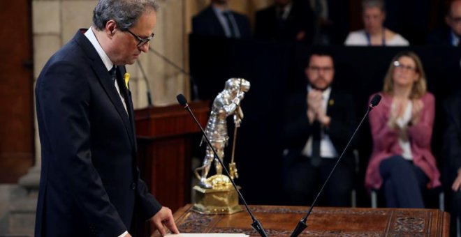 Quim Torra defiende su "mandato republicano" para Catalunya