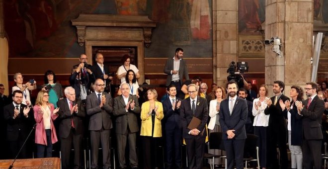 Torra ratifica el seu compromís de treballar per un Estat independent en forma de República