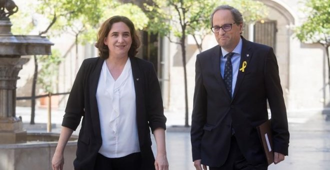 Torra i Colau acorden la convocatòria d'una "cimera de país" sobre l'acollida als refugiats