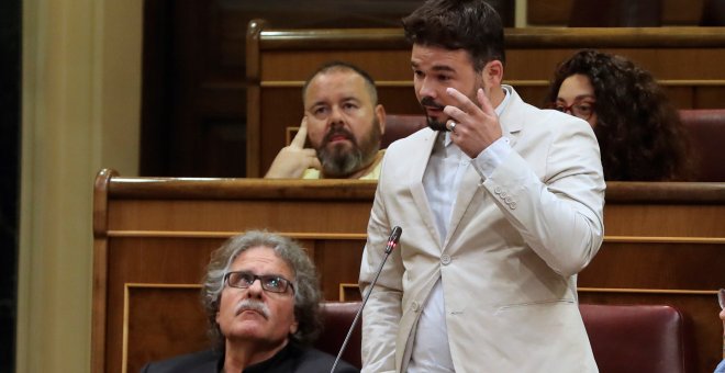 Gabriel Rufián denuncia en Twitter una amenaza de muerte: "¿Bala o pene?"