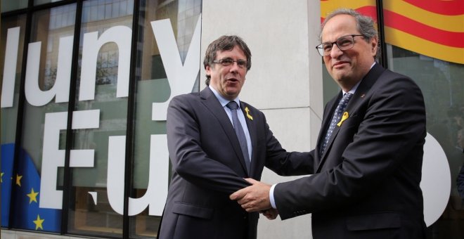 Puigdemont pide a Sánchez que "haga los deberes" y pase "de los gestos a los hechos"