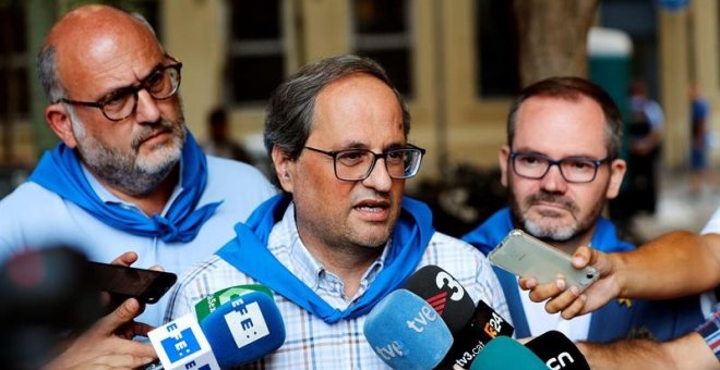 Torra exigeix responsabilitats a Grande-Marlaska pel comportament de guàrdies civils i policies