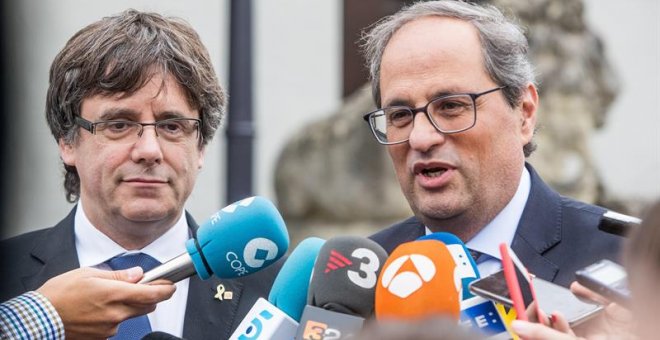 Torra i Puigdemont demanen a Sánchez que aprofiti "l'oportunitat" que es presenta aquesta tardor