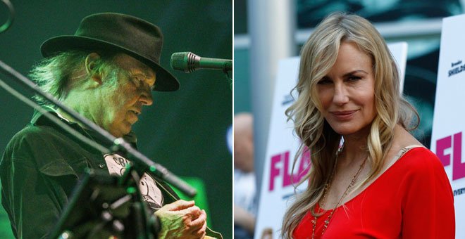 Boda sorpresa de Daryl Hannah y Neil Young