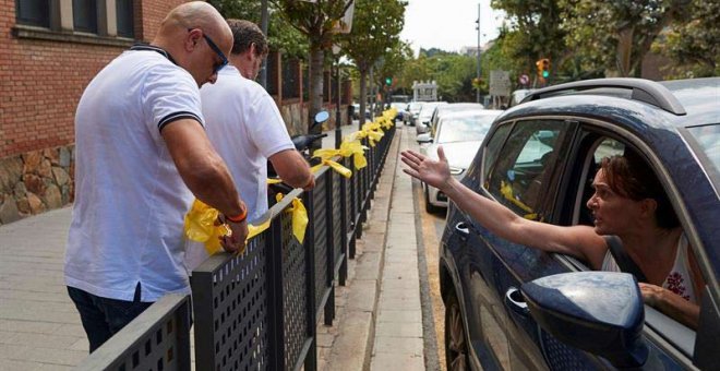 Libertad con cargos para el hombre acusado de agredir a una mujer por los lazos amarillos