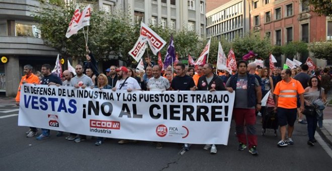 Vestas presenta el ERE extintivo para los 600 trabajadores de su planta de León