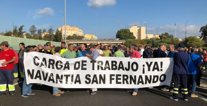 Las protestas de los trabajadores de Navantia, claves en la decisión del Gobierno de mantener el contrato con Arabia Saudí