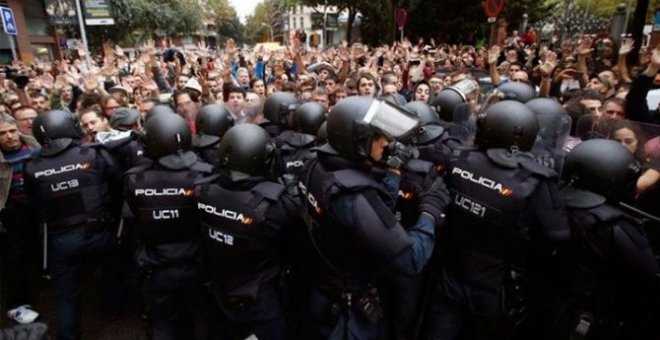 Un comissari de Policia, sobre les càrregues de l'1-O: "La intervenció va ser més que mesurada, va ser quirúrgica"