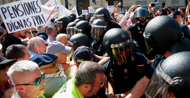 Los pensionistas volverán a poder manifestarse frente a los leones del Congreso