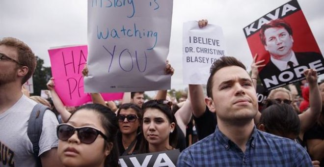 Protestas en Washington ante la probable confirmación de Kavanaugh