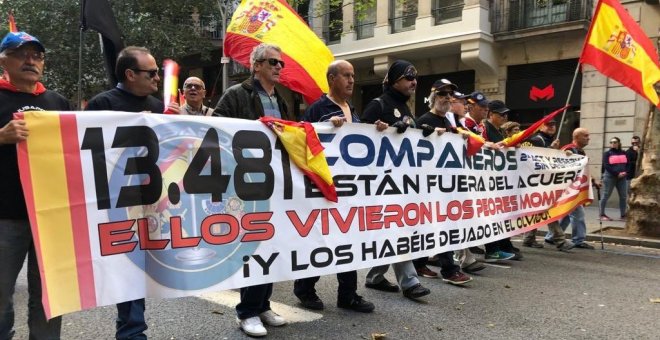 Jusapol torna als carrers de Barcelona després de l'1-O