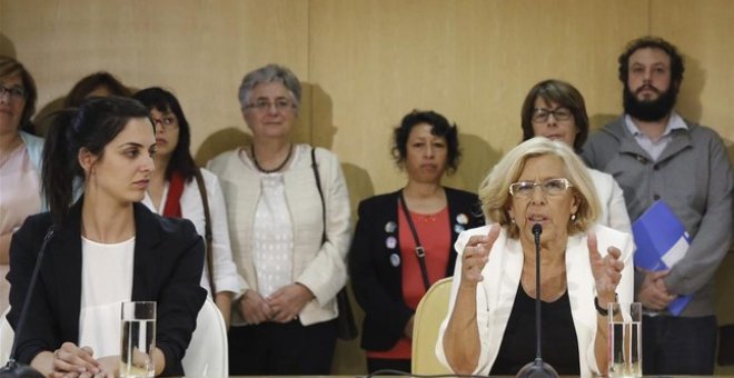 Militantes de Podemos acusan a Julio Rodríguez de poner en riesgo la candidatura de Manuela Carmena