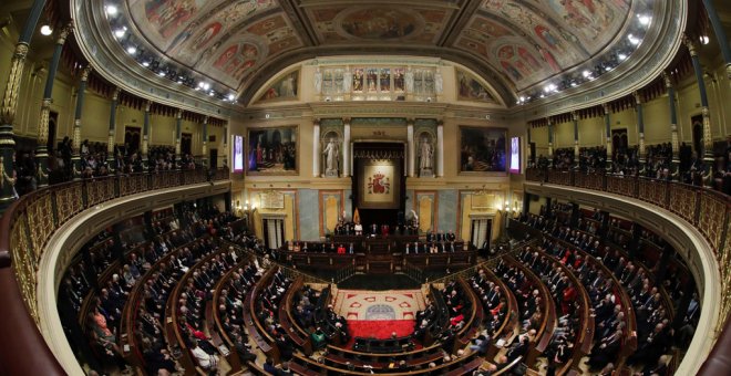 El acto del Día de la Constitución en el Congreso, en imágenes