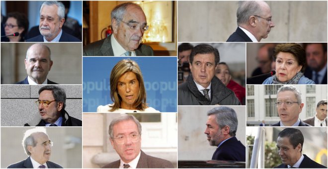 Trece ministros de diferentes Gobiernos han sido condenados, esperan sentencia o están bajo investigación