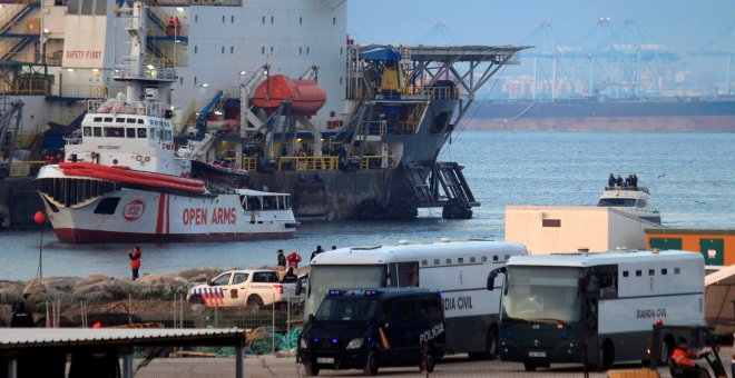 El Open Arms zarpa desde Algeciras con destino a Barcelona