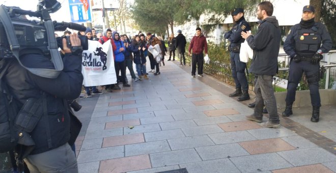 Queden en llibertat els vuit membres d'Arran que volien fer una acció de protesta davant del Tribunal Suprem