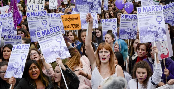 Unidos Podemos y PDeCAT son los únicos partidos con representación en el Congreso que se suman a la huelga del 8M oficialmente