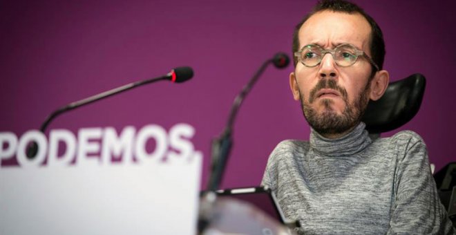 Echenique: "Si yo fuera Errejón, dejaría el escaño, pero de algo tiene que vivir"