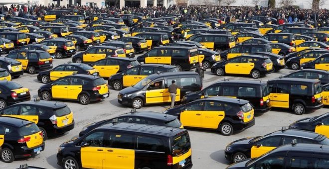 Taxistes, de nou a la vaga contra els VTC