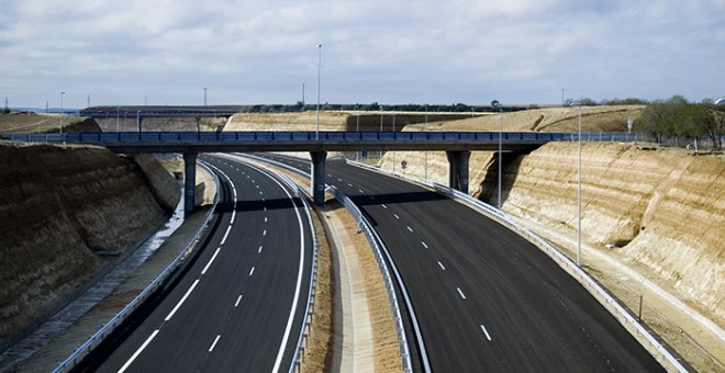 Fomento inicia el rescate de la última autopista quebrada, la Madrid-Toledo