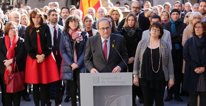 "No esteu sols", Torra i el Govern donen suport als presos a dos dies del seu trasllat