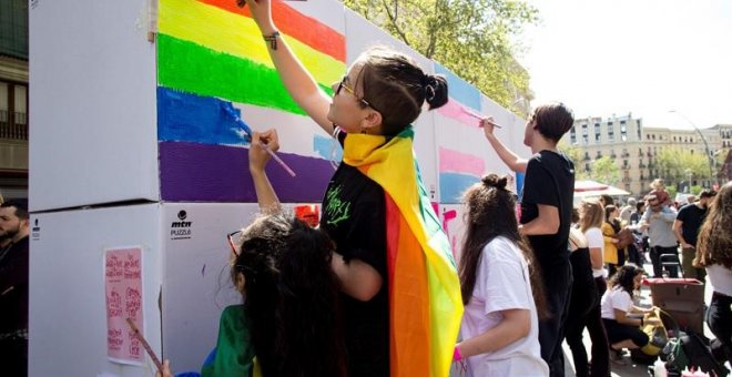 Col·lectius barcelonins organitzen diferents actes de protesta contra el míting de VOX