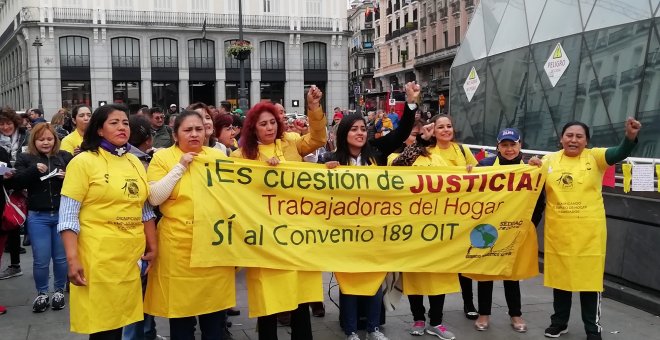 Las trabajadoras del hogar reivindican sus derechos: "Soy tu empleada, no tu esclava"