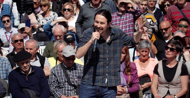 Diez días de un Pablo Iglesias más mediático, duro en su discurso y distanciado del PSOE