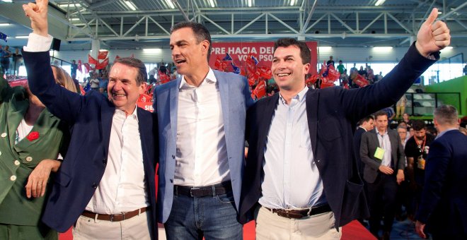 Una avería en el avión impide a Sánchez acudir a Vigo para el cierre de campaña de Gonzalo Caballero