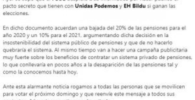 "El informático del PSOE" que desvela un pacto para bajar las pensiones